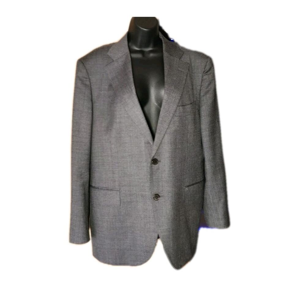Luxury Italian Men's Wool Suit Supply Angelico Made In Italy Slim 40 inch  Grey